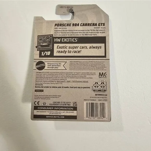 Bundle Of 2 HotWheels Porsche 904 Carrera GTS - Picture 10 of 10